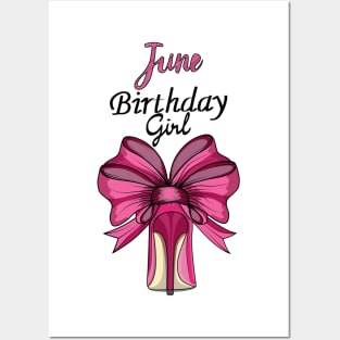 June Birthday Girl Posters and Art